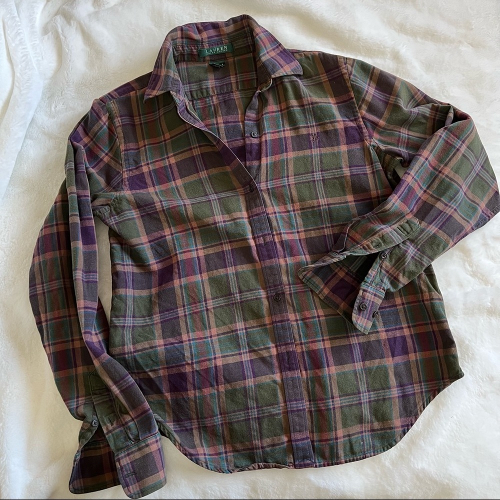 Ralph Lauren Plaid Button Down Shirt